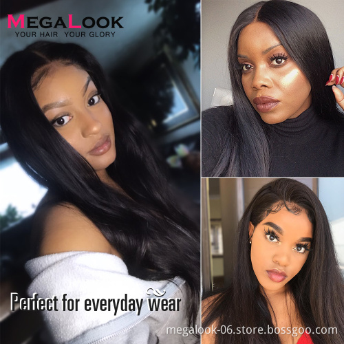 Factory Wholesale 150+ Density Brazilian Human Hair Lace Front Wig, Grade 10A Hd Laces Wigs,Cheap Lace Front Wigs With Baby Hair